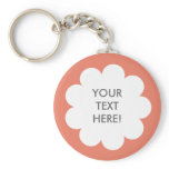 FLUFFY CLOUD KEYCHAIN RED
