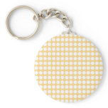 FLUFFY CLOUD KEYCHAIN YELLOW
