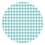 FLUFFY CLOUD STICKER BLUE