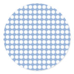 FLUFFY CLOUD STICKER BLUE