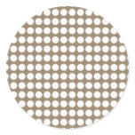 FLUFFY CLOUD STICKER BROWN