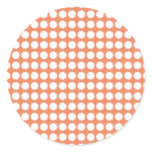 FLUFFY CLOUD STICKER ORANGE