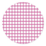 FLUFFY CLOUD STICKER PINK