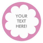 FLUFFY CLOUD STICKER PINK