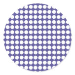 FLUFFY CLOUD STICKER PURPLE
