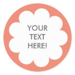FLUFFY CLOUD STICKER RED