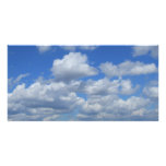 Fluffy Clouds &amp; Skies Photo Card