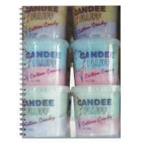 Fluffy Cotton Candy notebooks