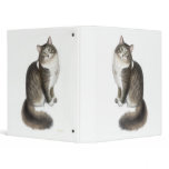 Fluffy Duffy Cat Avery Binder