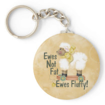 Fluffy Ewes Keychains