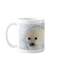 Fluffy Harp Seal Pup Mug