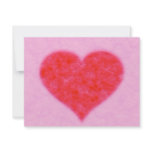 fluffy heart invite