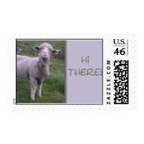 Fluffy Hello postage by doniklamb Fluffy Hello postage