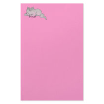 Fluffy Kitty Stationary Stationery