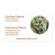 Fluffy Koala Business Cards