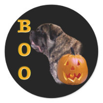 Fluffy Mastiff Boo Sticker by MastiffStuff Fluffy Mastiff Boo Sticker