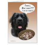 Fluffy Mastiff Turkey Card