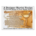 Fluffy Nutty Martini Recipe Card