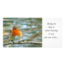 FLUFFY ROBIN, PHOTO CARD