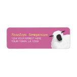 Fluffy Sheep Return Address Labels labels
