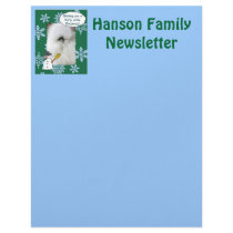 Fluffy White Christmas letterhead