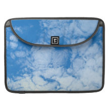 Fluffy White Clouds Sleeves For MacBooks