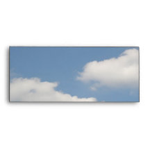 Fluffy White Cumulus Clouds Envelope