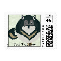 Fluffy Wolf Postage postage