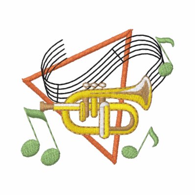 Flugelhorn Embroidered Polo Shirt