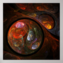 Fluid Connection Abstract Art Print