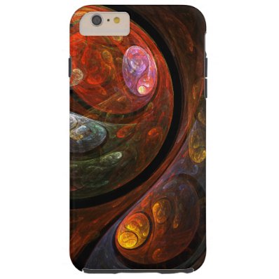 Fluid Connection Abstract Art Tough iPhone 6 Plus Case