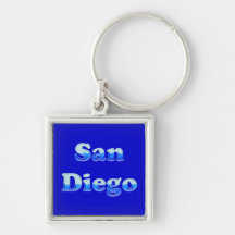 Fluid San Diego - On Blue Key Chain