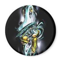 Fluidity Abstract Magnet