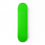 Fluo Green Zigzag Skateboard