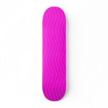 Fluo Pink Zigzag Skateboard