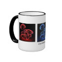 Fluorescence Triptych Mug mug