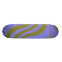 Fluorescent Clouds Skateboard