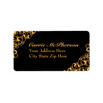 Fluorescent Flourish Unique Address Labels