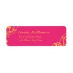 Fluorescent Flourish Unique Address Labels