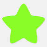 fluorescent green solid color sticker