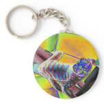 Fluorescent Lizard keychains