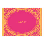 Fluorescent / Neon Wedding Reception RSVP Personalized Invite