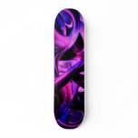 Fluorescent Passions Abstract Skateboard