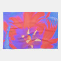 Fluorescent Tulip Kitchen Towel