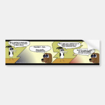 Fluoride Comic Strip - Bumper Sticker