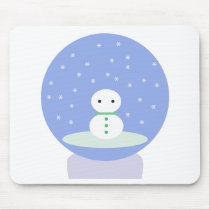Flurrball Snow Globe mousepads