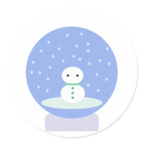 Flurrball Snow Globe stickers