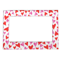 Flurry of Love Hearts magnetic frames