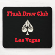 Flush Draw Club Las Vegas Mousepad mousepads