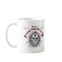 Flush Draw Club mugs